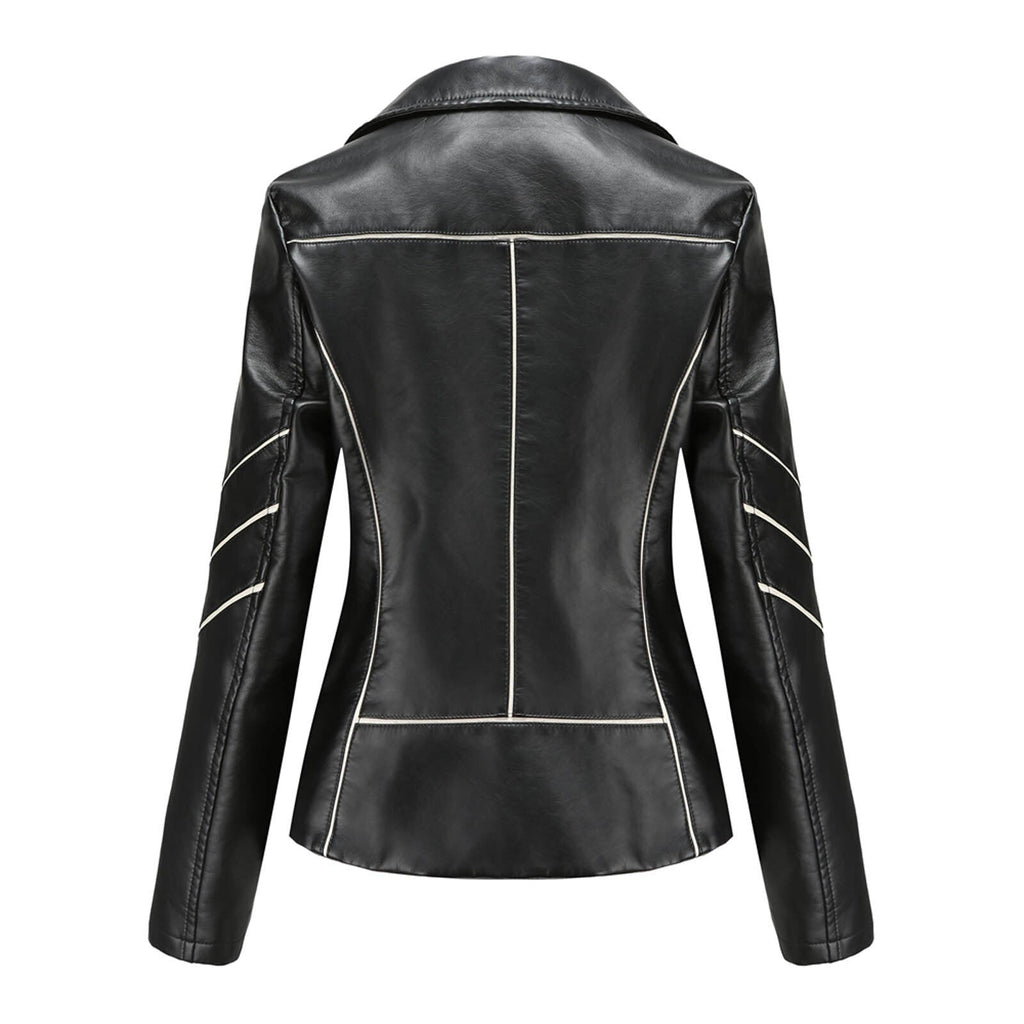Lässiger Lederblazer