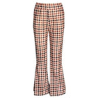 Liv - Vintage karierte Hose mit Glockenboden