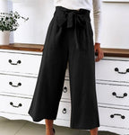 Haley - Hose mit hoher Taille und weitem Bein