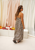 Leoparden-Maxikleid - Bonny