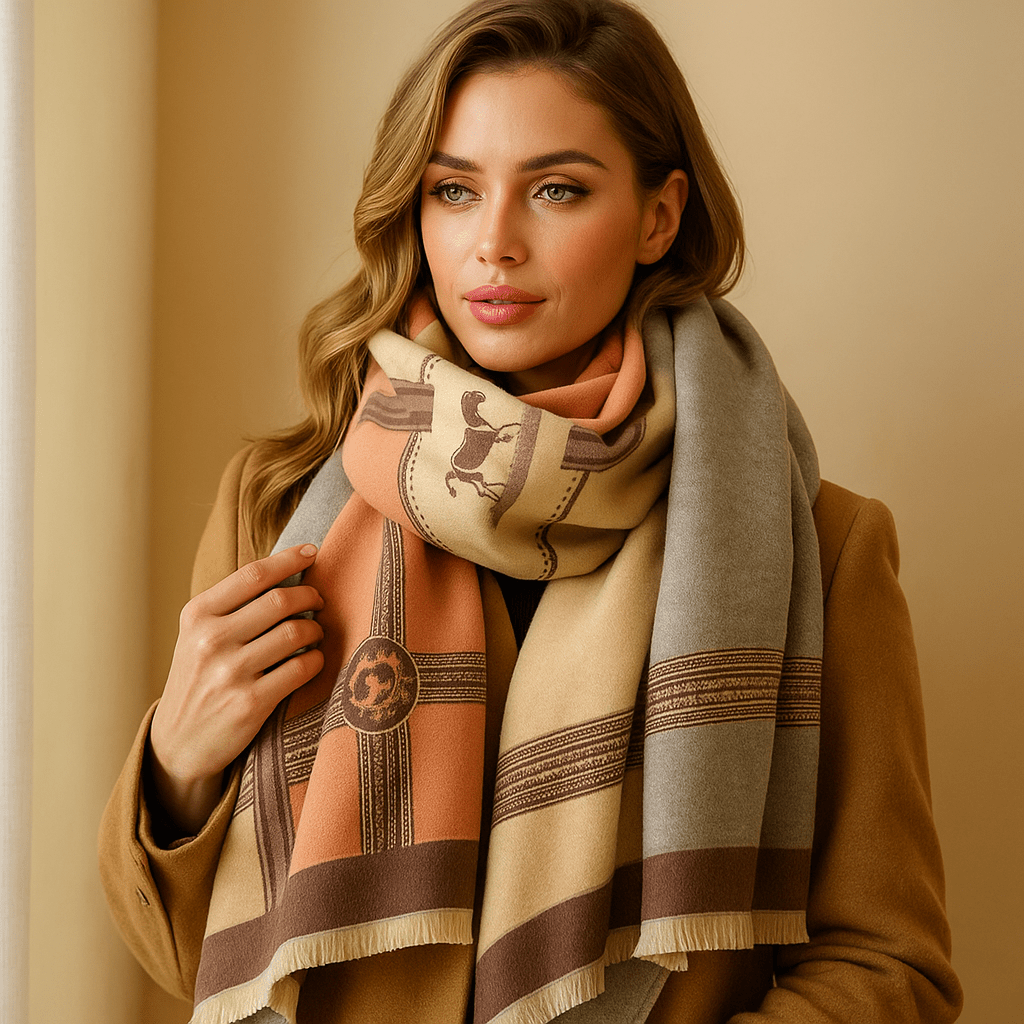 Eleganter Damenschal für den Winter - Valery