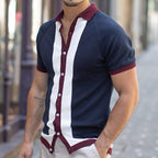 Emilio – Stilvolles Strickhemd für Herren leicht und elegant