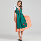 Damen Midi Oktoberfest Dirndl Kleid - Annemarie
