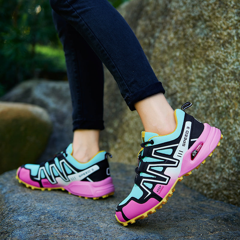 Pin Speed 3 – Leichte Wanderschuhe für Damen, rutschfest und bequem