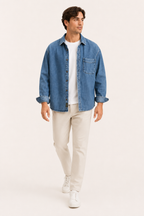 Vintage-Jeanshemd für Herren – Paolo