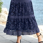 Sarah - Geblümtes Kleid mit Spitze