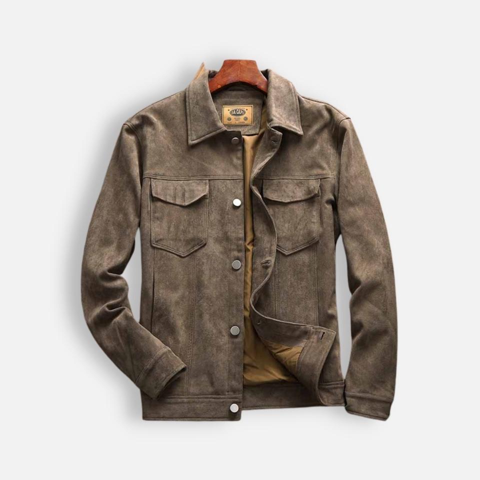 Herrenjacke aus Wildleder - Massimo