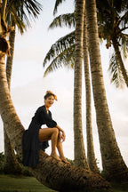 Ocean Chic - Button-up-Strandkleid aus Baumwolle