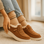 Mokassin-Stiefelette mit Plüschfutter - Cerine