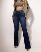 Birgit - Trendige Stretch-Denim-Hose