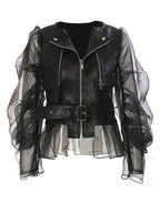 Lederjacke mit klassischer, vielseitiger Optik