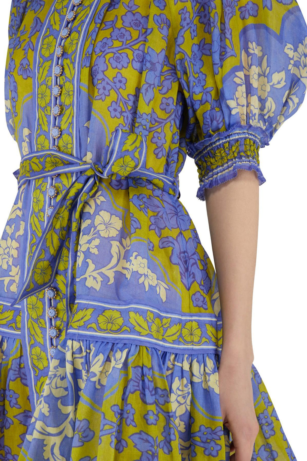 Liliana - Lila Mini-Laternenkleid