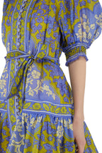 Liliana - Lila Mini-Laternenkleid