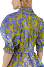 Liliana - Lila Mini-Laternenkleid